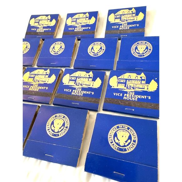Vice President of the United States Matchbook Lot Unstruck VP Seal USA Ephemera - Picture 4 of 10